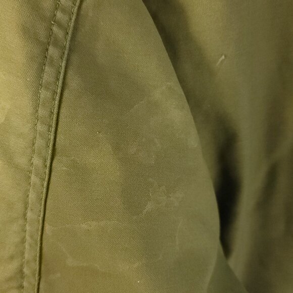 Vtg Military Cold Weather Field Coat Men's Med OG 107 Distressed Destroyed 80s - Picture 7 of 16